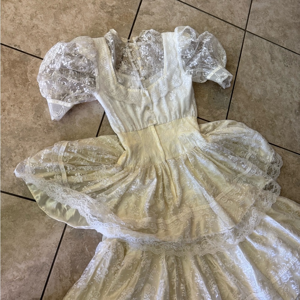 Jessica McClintock Lace Dress - Picture 8 of 15